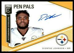 Diontae Johnson Football Cards 2019 Donruss Elite Pen Pals Autographs Prices