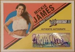 Mickie James Wrestling Cards 2006 Topps Heritage II WWE Autographs Prices