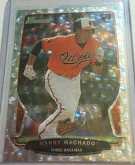 Manny Machado [Silver Ice] #4 Baseball Cards 2013 Bowman Draft Picks & Prospects Rookies Prices
