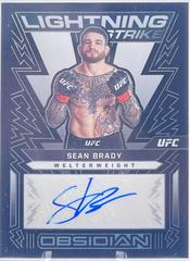 Sean Brady #OL-SBR Ufc Cards 2023 Panini Chronicles UFC Obsidian Lightning Strike Signatures Prices