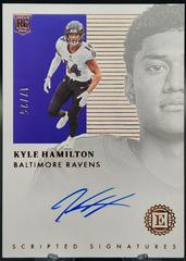 Kyle Hamilton [Gold] #SS-KH Football Cards 2022 Panini Encased Scripted Signatures Prices