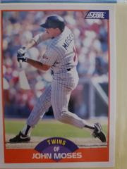 John Moses #432 Baseball Cards 1989 Score Prices