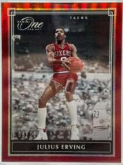 Julius Erving [Red] Basketball Cards 2019 Panini One and One Prices