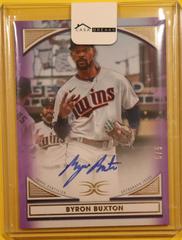 Byron Buxton [Purple] #DIA-BBU Baseball Cards 2022 Topps Definitive Defining Images Autograph Collection Prices