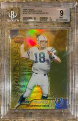 Peyton Manning [Gold Refractor] #142 Football Cards 1999 Topps Finest Prices