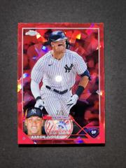 Aaron Judge [Red] #62 Baseball Cards 2023 Topps Chrome Sapphire Prices