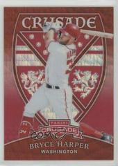 Bryce Harper [Ruby Wave] #12 Baseball Cards 2018 Panini Chronicles Crusade Prices