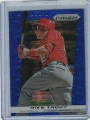 Mike Trout [Blue Prizm] #159 Baseball Cards 2013 Panini Prizm Prices