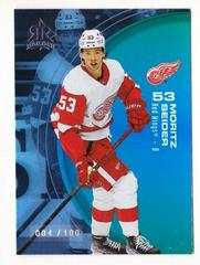 Moritz Seider [Emerald] Hockey Cards 2021 Upper Deck Triple Dimensions Reflections Prices