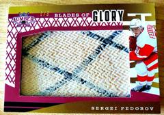 Sergei Fedorov [Red] Hockey Cards 2021 Leaf Lumber Blades of Glory Prices