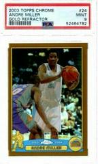 Andre Miller [Gold Refractor] Basketball Cards 2003 Topps Chrome Prices