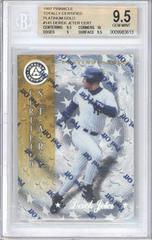 Derek Jeter [Platinum Gold] #141 Baseball Cards 1997 Pinnacle Totally Certified Prices
