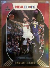Damian Lillard [Artist Proof] #101 Basketball Cards 2020 Panini Hoops Prices