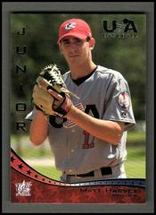 Matt Harvey #45 Baseball Cards 2006 USA Baseball Prices