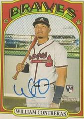 William Contreras Real One Autographs #ROA-WCO Baseball Cards 2021 Topps Heritage Real One Autographs Prices