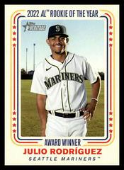 Julio Rodriguez #AW-6 Baseball Cards 2023 Topps Heritage Award Winners Prices