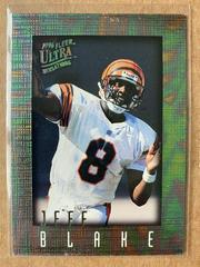 Jeff Blake [Rainbow] #22 Football Cards 1996 Ultra Sensations Prices