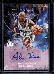 Glen Rice [Violet] #HC-GRC Basketball Cards 2021 Panini Court Kings Holding Court Signatures Prices