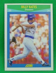 Billy Bates Baseball Cards 1990 Score Rising Stars Prices
