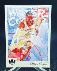 Allen Iverson [Violet] #3 Basketball Cards 2022 Panini Court Kings Water Color Prices