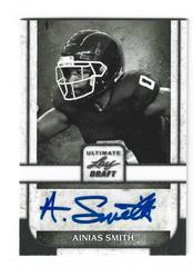Ainias Smith [Silver Spectrum] #PA-AS3 Football Cards 2022 Leaf Ultimate Draft Portrait Autographs Prices