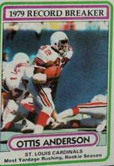 Ottis Anderson [Record Breaker] #1 Football Cards 1980 Topps Prices