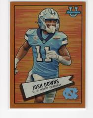 Josh Downs [Orange] #52BF-28 Football Cards 2022 Bowman Chrome University 1952 Prices
