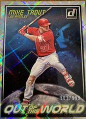 Mike Trout Baseball Cards 2018 Panini Donruss Out of This World Prices