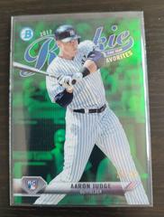 Aaron Judge [Green] #ROYF-9 Baseball Cards 2017 Bowman Rookie of the Year Favorites Prices