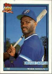 Mark Whiten Baseball Cards 1991 Topps Prices