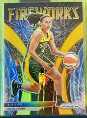 Sue Bird [Gold] #5 Basketball Cards 2022 Panini Prizm WNBA Fireworks Prices