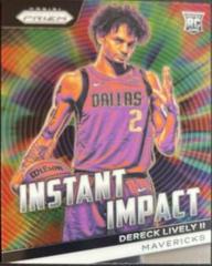 Dereck Lively II #14 Basketball Cards 2023 Panini Prizm Instant Impact Prices