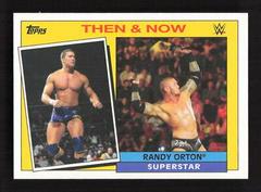 Randy Orton Wrestling Cards 2015 Topps Heritage WWE Then & Now Prices