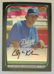 Clayton Kershaw [Autograph] #BDP26 Baseball Cards 2008 Bowman Chrome Draft Prices