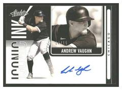 Andrew Vaughn [Retail] #II-AV Baseball Cards 2022 Panini Absolute Iconic Ink Autographs Prices