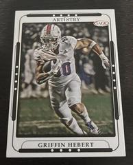 Griffin Hebert [Canvas] #51 Football Cards 2023 Sage Artistry Prices