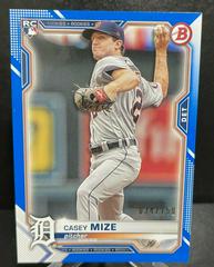 Casey Mize [Blue] Baseball Cards 2021 Bowman Prices