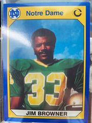 Jim Browner #38 Football Cards 1990 Notre Dame Collegiate Collection Prices