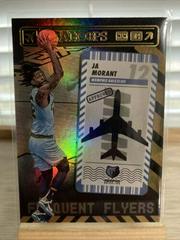 Ja Morant [Winter Holo] Basketball Cards 2021 Panini Hoops Frequent Flyers Prices