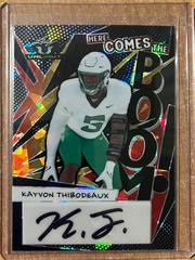 Kayvon Thibodeaux [Crystal Navy Blue] #HB-KT1 Football Cards 2022 Leaf Valiant Autographs Here Comes the Boom Prices