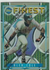 Alex Cole [Refractor] #139 Baseball Cards 1995 Finest Prices