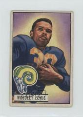 Woodley Lewis Football Cards 1951 Bowman Prices