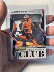 Ja'Marr Chase [Black Blue] #TD-9 Football Cards 2022 Panini Rookies & Stars Touchdown Club Prices