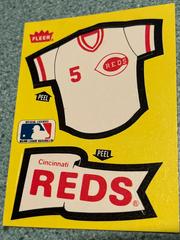 Reds “ Jersey, pennant Sticker “ Baseball Cards 1985 Fleer Stickers Prices