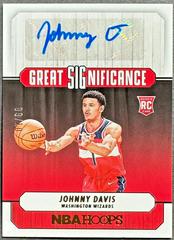 Johnny Davis [Gold] #GS-JYD Basketball Cards 2022 Panini Hoops Great SIGnificance Autographs Prices