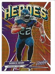 Derrick Henry [Orange] #H-10 Football Cards 2023 Panini Prestige Heroes Prices