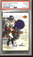 Randy Moss [Piece 1] #SP-RM Football Cards 2000 Upper Deck Pros & Prospects Signature Prices