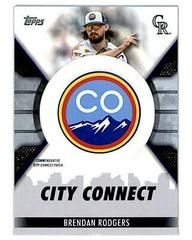 Brendan Rodgers #CC-BR Baseball Cards 2023 Topps City Connect Commemorative Patch Prices