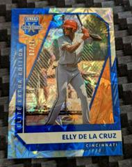 Elly De La Cruz [Blue] #163 Baseball Cards 2021 Panini Elite Extra Edition Prices