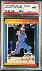 Andres Galarraga #45 Baseball Cards 1989 Donruss All Stars Prices